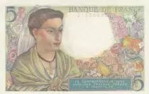 France 5 Francs - Berger - 02-06-1943 - S&eacute;rie L.18