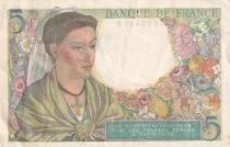 France 5 Francs - Berger - 05-08-1943 - S&eacute;rie K.51