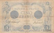 France 5 Francs - Bleu - 10/01/1917 - S&eacute;rie Z.15999