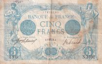 France 5 Francs - Bleu - 1913 - Série N.3101 - F.02.21