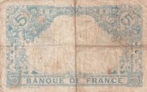 France 5 Francs - Blue - 05-02-1913 - Serial Y.1663 - P.70