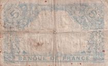 France 5 Francs - Blue - 15-12-1915 - Serial N.9324 - F - P.70