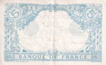 France 5 Francs - Blue - 1916 - Serial J.14945 - P.70