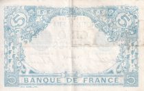 France 5 Francs - Blue - 1916 - Serial Z.14946 - P.70