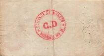France 5 Francs - City of Auby - 05-12-1914 - Serial B