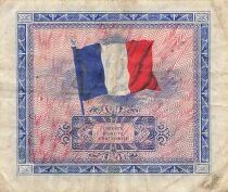 France 5 Francs - Drapeau - 1944 - Sans S&eacute;rie