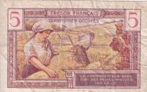 France 5 Francs - Head of woman - 1947 - VF.29.01