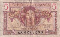 France 5 Francs - Head of woman - 1947 - VF.29.01