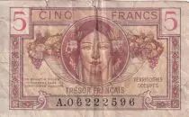 France 5 Francs - Head of woman - 1947 - VF.29.01