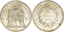 France 5 Francs - Hercule - IIIeme République - 1874 A Paris