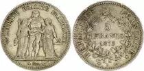 France 5 Francs - Hercule - IIIeme R&eacute;publique - 1875 A Paris