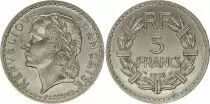 France 5 Francs - Lavrillier - 1938