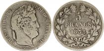 France 5 Francs - Louis-Philippe 1er - 1838 W Lille