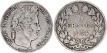 France 5 Francs - Louis-Philippe Ier - Tranche en relief - A Paris - 1834