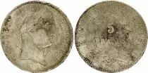 France 5 Francs - Napol&eacute;on I t&ecirc;te laur&eacute;e - 1809 B (Rouen)