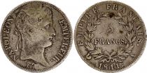 France 5 Francs - Napoléon I tête laurée - 1811 A (Paris) espacé