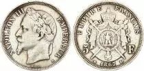 France 5 Francs - Napoléon III - Laurelled Head - A Paris - 1867