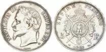 France 5 Francs - Napoléon III - Laurelled Head - A Paris - 1867