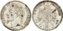 France 5 Francs - Napoléon III - Laurelled Head - A Paris - 1867