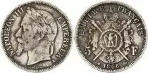 France 5 Francs - Napoléon III - Laurelled Head - A Paris - 1868