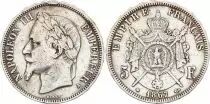 France 5 Francs - Napoléon III - Tête Laurée  - 1867 A