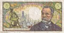 France 5 Francs - Pasteur - 05-06-1969 - Série S.104 - F.61.10