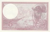 France 5 Francs - Personification of France - 29-09-1939 - Series W.62718 672