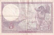 France 5 Francs - Purple - 28-11-1940  - Serial C.66513 - P.79