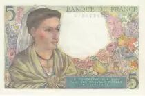 France 5 Francs - Shepherd - 05-08-1943 - Serial W.52