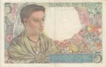 France 5 Francs - Shepherd - 22-07-1943 - Serial B.39