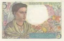 France 5 Francs - Shepherd - 22-07-1943 - Serial O.37