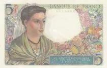 France 5 Francs - Shepherd - 22-07-1943 - Serial Q.48