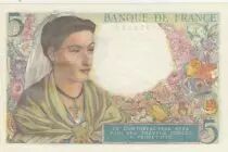 France 5 Francs - Shepherd - 23-12-1943 - Serial Z.103