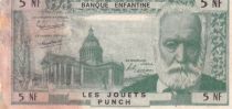 France 5 Francs - Victor Hugo - Banque Enfantine