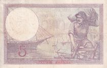 France 5 Francs - Violet - 02-02-1933 - Série K.53120 - F.03.17