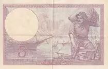 France 5 Francs - Violet - 05-03-1929 - Serial G.39904 - P.79
