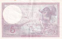 France 5 Francs - Violet - 14-09-1939 - Série P.62522-083 - F.04.08