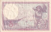 France 5 Francs - Violet - 18-01-1929 - Série G.38968 - F.03.13
