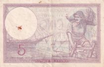 France 5 Francs - Violet - 19-10-1939 - Série A.64315 - F.04.12