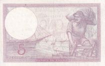 France 5 Francs - Violet - 21-09-1939 - Série D.63131 - SUP - F.04.09