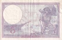 France 5 Francs - Violet - 27-06-1924 - Série X.18649 - F.03.08