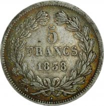France 5 Francs, Louis-Philippe 1er - années variées 1831 à 1848