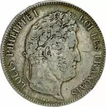 France 5 Francs, Louis-Philippe 1er TL - années variées 1831 à 1848