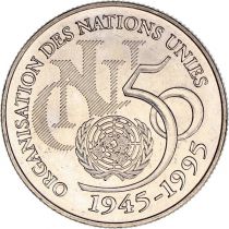 France 5 Francs 50ème anniv. ONU - Frappe BU cupro-nickel