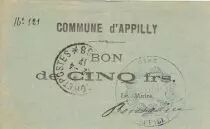 France 5 Francs Appilly City
