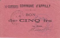 France 5 Francs Appilly Commune
