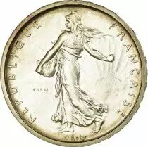 France 5 Francs Argent 1959 France - Semeuse Essai