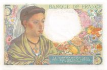 France 5 Francs Berger - 02-06-1943 Série C.15 - NEUF