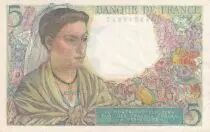 France 5 Francs Berger - 05-04-1945 - Serial S.140 - P.98