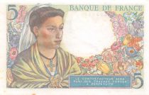 France 5 Francs Berger - 05-04-1945 Série W.136 - SPL+